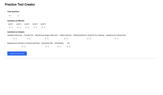 Test creation using CSP, frontend is non-existent, but the algorithm works :)