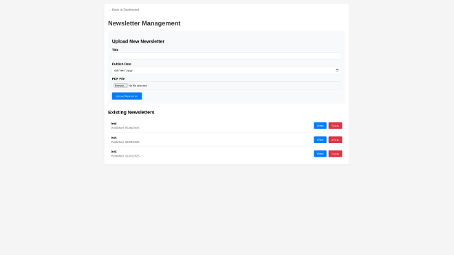 Newsletter management